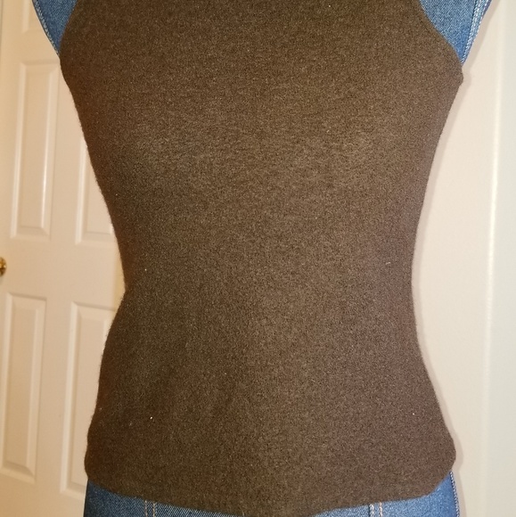 198 N W/O T XS Wool brwn Classiques Entier turtlnk - Picture 5 of 11